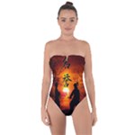 Ninja Sunset Tie Back One Piece Swimsuit