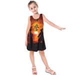 Ninja Sunset Kids  Sleeveless Dress