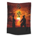 Ninja Sunset Medium Tapestry