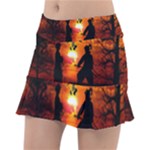 Ninja Sunset Tennis Skirt