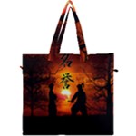 Ninja Sunset Canvas Travel Bag