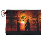 Ninja Sunset Canvas Cosmetic Bag (XL)