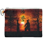 Ninja Sunset Canvas Cosmetic Bag (XXL)