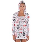 Music Is My Life Long Sleeve Hooded T-shirt