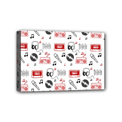 Music Is My Life Mini Canvas 6  x 4  (Stretched) from ArtsNow.com