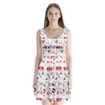 Music Is My Life Split Back Mini Dress 