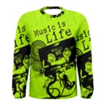 Music Is Life Men s Long Sleeve Tee