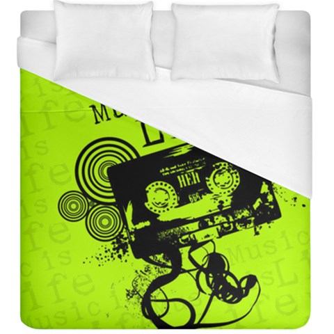 Music Is Life Duvet Cover (King Size) from ArtsNow.com