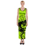 Music Is Life Fitted Maxi Dress