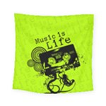 Music Is Life Square Tapestry (Small)