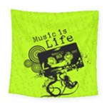 Music Is Life Square Tapestry (Large)