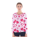 Muah Harts Women s Long Sleeve Tee