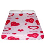 Muah Harts Fitted Sheet (King Size)