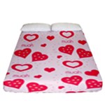 Muah Harts Fitted Sheet (California King Size)