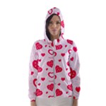 Muah Harts Women s Hooded Windbreaker