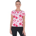 Muah Harts Short Sleeve Sports Top 