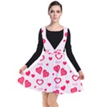 Muah Harts Plunge Pinafore Dress