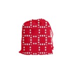 canadian maple leaves  Drawstring Pouch (Small)