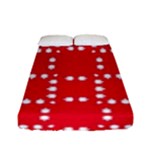 canadian maple leaves  Fitted Sheet (Full/ Double Size)