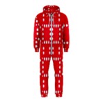 canadian maple leaves  Hooded Jumpsuit (Kids)