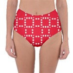 canadian maple leaves  Reversible High-Waist Bikini Bottoms