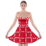 canadian maple leaves  Strapless Bra Top Dress