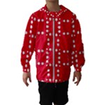 canadian maple leaves  Kids  Hooded Windbreaker