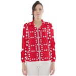 canadian maple leaves  Women s Windbreaker