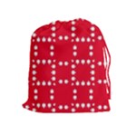canadian maple leaves  Drawstring Pouch (XL)