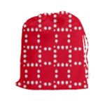 canadian maple leaves  Drawstring Pouch (XXL)