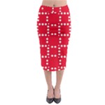 canadian maple leaves  Midi Pencil Skirt