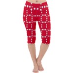 canadian maple leaves  Lightweight Velour Cropped Yoga Leggings