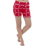 canadian maple leaves  Lightweight Velour Yoga Shorts