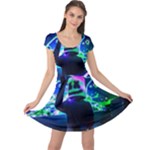 Marshmello Dj Hd Qu Jpglg Cap Sleeve Dress