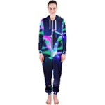 Marshmello Dj Hd Qu Jpglg Hooded Jumpsuit (Ladies)