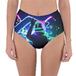 Marshmello Dj Hd Qu Jpglg Reversible High-Waist Bikini Bottoms