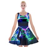 Marshmello Dj Hd Qu Jpglg Velvet Skater Dress