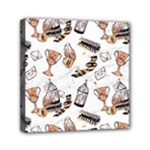 Hufflepuff Pattern Mini Canvas 6  x 6  (Stretched)