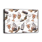 Hufflepuff Pattern Deluxe Canvas 18  x 12  (Stretched)