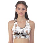 Hufflepuff Pattern Sports Bra