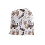 Hufflepuff Pattern Drawstring Pouch (Large)