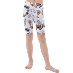 Kids  Mid Length Swim Shorts 