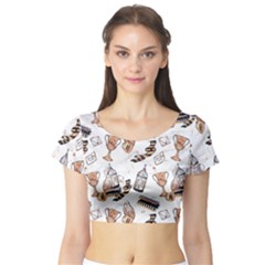 Short Sleeve Crop Top 