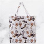Hufflepuff Pattern Grocery Tote Bag