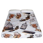 Hufflepuff Pattern Fitted Sheet (Queen Size)