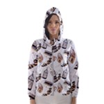 Hufflepuff Pattern Women s Hooded Windbreaker