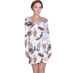 Long Sleeve Nightdress 