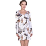 Hufflepuff Pattern Long Sleeve Nightdress