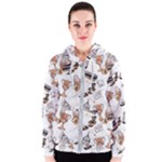 Hufflepuff Pattern Women s Zipper Hoodie