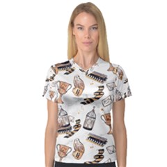 V-Neck Sport Mesh T-Shirt 